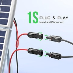 High-Efficiency Solar to XT60 Cable – 10FT for RV and Portable Power Stations