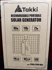 Takki (TP89) Solar Rechargeable Generator 83Wh