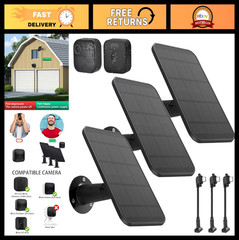 3 Pack Solar Panel Charger for Blink Outdoor 4/3, XT2/XT – IP66 Weatherproof, 22