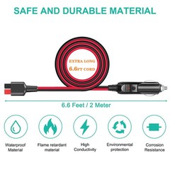 MJPOWER Anderson Power Pole to 12V/24V Cigarette Lighter Socket Car Charging …