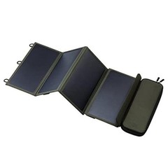 NESTOUT Portable Solar Panel, Dual USB-A Ports, 28W Power Generation 4-Panel