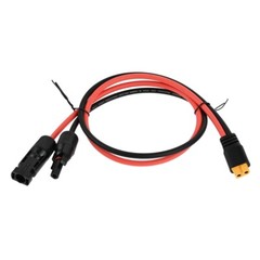 Solar Plug to XT60 Adapter with Pure Copper Wire 12AWG Cable for Solar Panels