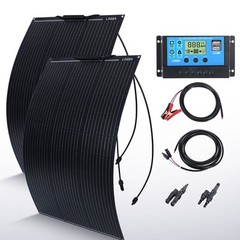 Solar Panel Kit with Solar Charrger Controller for Home 110V Grid Solar System