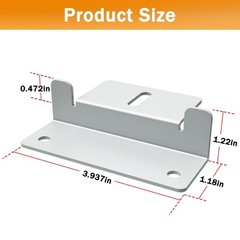 32 Solar Panel Z Brackets – Lightweight Aluminum, Corrosion-Resistant Mounting f