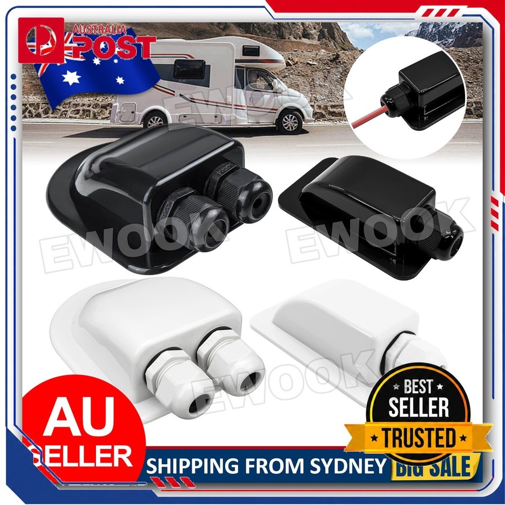 Caravan Solar Car Junction Box Waterproof Entry Gland Box for Camper Roof