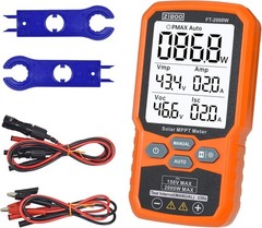 Durable FT-2000W Solar Tester: 150V/35A, Waterproof, CAT III/CAT IV Rated