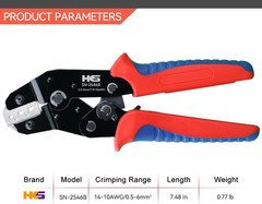 HKS Solar PV Cable Crimping Tool for Solar Connectors, AWG14-10 (2.5/4/6Mm²) – 7
