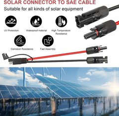SAE Polarity Reverse Adapter for Solar Panels
