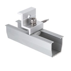 Solar Panel Rails Bracket PV Fixing 30mm/35mm End/Middle Clamp Kit Roof Mounting