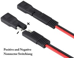 SAE to SAE Polarity Reverse Adapter 2Pin SAE Connector Extension Solar Panel …