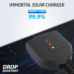 OYMSAE 5W 12V Solar Car Battery Charger Portable Waterproof Solar Power Battery