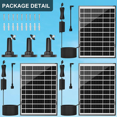 7W Solar Panel for Blink Outdoor 4 (4Th Gen)/(3Rd Gen) XT3 and Blink XT/XT2 Came