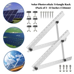 Solar Panel Mounting Bracket Adjustable Frame RV Tilt Mount Brackets Kit System