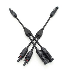 1P Solar Panel Y Branch Cable Connection Waterproof Adapter Connector Extension