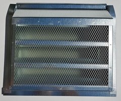15.5″X14″X3″ Aluminum Outdoor Weather Proof Louver (OPEN ONLY)