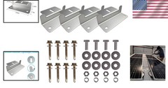 Corrosion-Free Z Brackets for RV & Boat Solar Panels – Complete Mounting Set