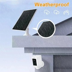 Solar Panel for Ring Stick Up Cam & Spotlight Battery 5V 6W White