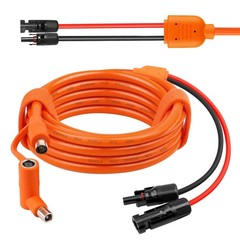 10FT Solar Charge Extension Cable 12AWG/14AWG with DC7909/8020 Connector for Pow