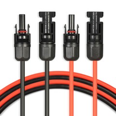 1Pair 10AWG 10ft Solar Panel Extension Cable Wire Female&Male Connector Set U6M5