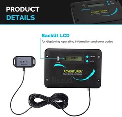 200W Monocrystalline RV Solar Panel Kit with 30A Charge Controller for Off-Grid
