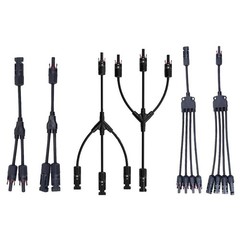 Pv Connector T Type Parallel Connection Solar Panel System Waterproof Connector
