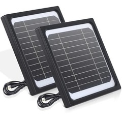 5W 12V Solar Panel Kit for Trail Cameras – Waterproof Charger with 5200mAh Batte