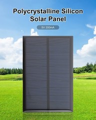Compact 5PCS Solar Cells Kit – 5V 200mA Polycrystalline for Low-Power Appliances