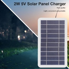 5V High USB Solar Panel Outdoor Hike Camping Portable Cells Battery Solar6799