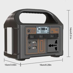 Portable Solar Power Station 110V/220V Outdoor Camping Power Bank LED Display