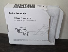 Solar panel kit for Doorbell camera or floodlight READ