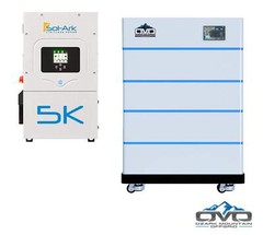5K Sol-Ark Inverter + 20.48KW OMO Stack Lithium Battery