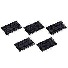 Mini Solar Panel Cell 2V 45mA 0.09W 44mm x 26mm for DIY Project Pack of 5