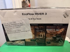 EcoFlow RIVER 3 Portable Power Station 300W 245Wh LiFePO4 Battery Generator
