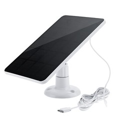 Solar Panel for Security IP6 Waterproof 360 Degrees Adjustable E7U9