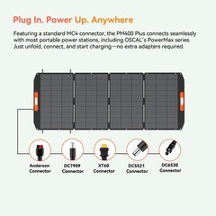 Blackview OSCAL PowerMax 6000 3600Wh LiFePO4 Solar Generator 6000W + 400W Panel