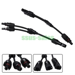 Solar MC-4 Photovoltaic Connector Y-Type Splitter Adapter with Waterproof NEW