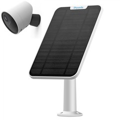 4W Solar Panel Charger for Outdoor Security Camera, 13.1ft Waterproof Cable, IP6