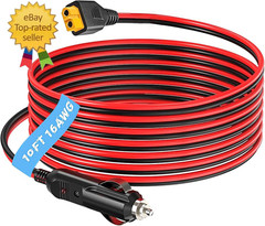 12V/24V Cigarette Lighter XT60 Car Charger Plug for Ecoflow Delta/River/River 2