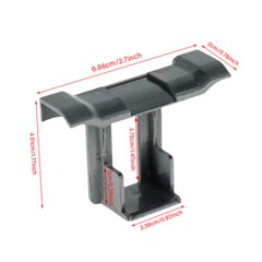 30-45mm Photovoltaic Panel Water Guide Mud Clamp Solar Water Drain Remove Clip