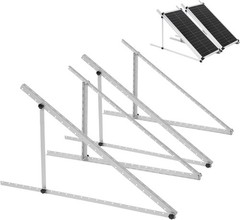 4 Sets 45in Solar Panel RV Tilt Mount Brackets kit Roof Surface Adjustable Frame