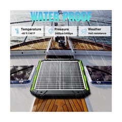 20W 12V Solar Powered Battery Charger & Maintainer, Built-in Smart MPPT Charg…