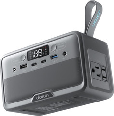 Portable Power Station 100W (200W Peak) , 89.6Wh Lifepo4 Solar Power Bank with A