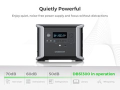 Dabbsson DBS1300 Portable Solar Power Station 1330Wh LiFePO4 Battery Generator