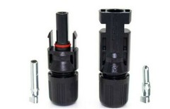 (1 Set) 6MM PV Solar Cable Connectors 10–14 AWG Waterproof 30A Rated