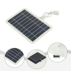 5V 5W Portable Solar Panel with USB Safe Charging for STABILIZER Battery Charger