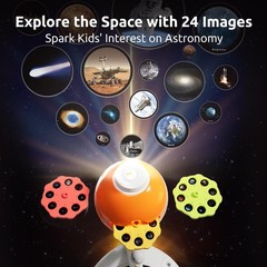 Interactive Solar System Model for Kids | HD Space Projector, 8 Planets, Bilingu