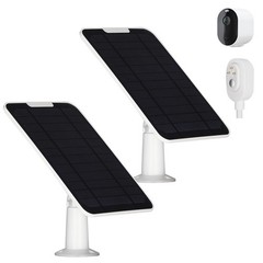 Solar Panel Charger for Arlo Pro 3/4/Ultra 2/Go 2 Wireless Outdoor Security