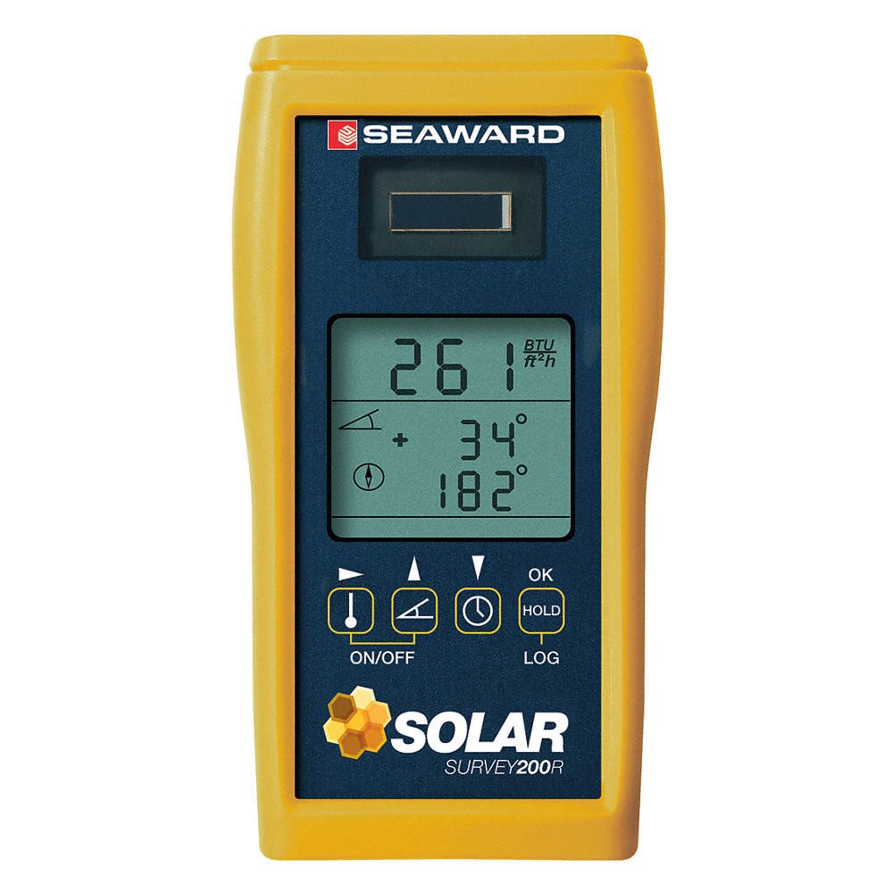 SEAWARD SS200R IrradianceMtr w/DL,1,200 W/sq m,0 -90 39N146