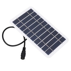 2W 5V Small Solar Panel Monocrystalline DC5521 Output Waterproof Dustproof PFWM