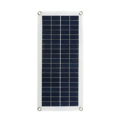 Portable Solar Panel 18V 20W Dual USB Port + DC5521 Clamp Y9I2